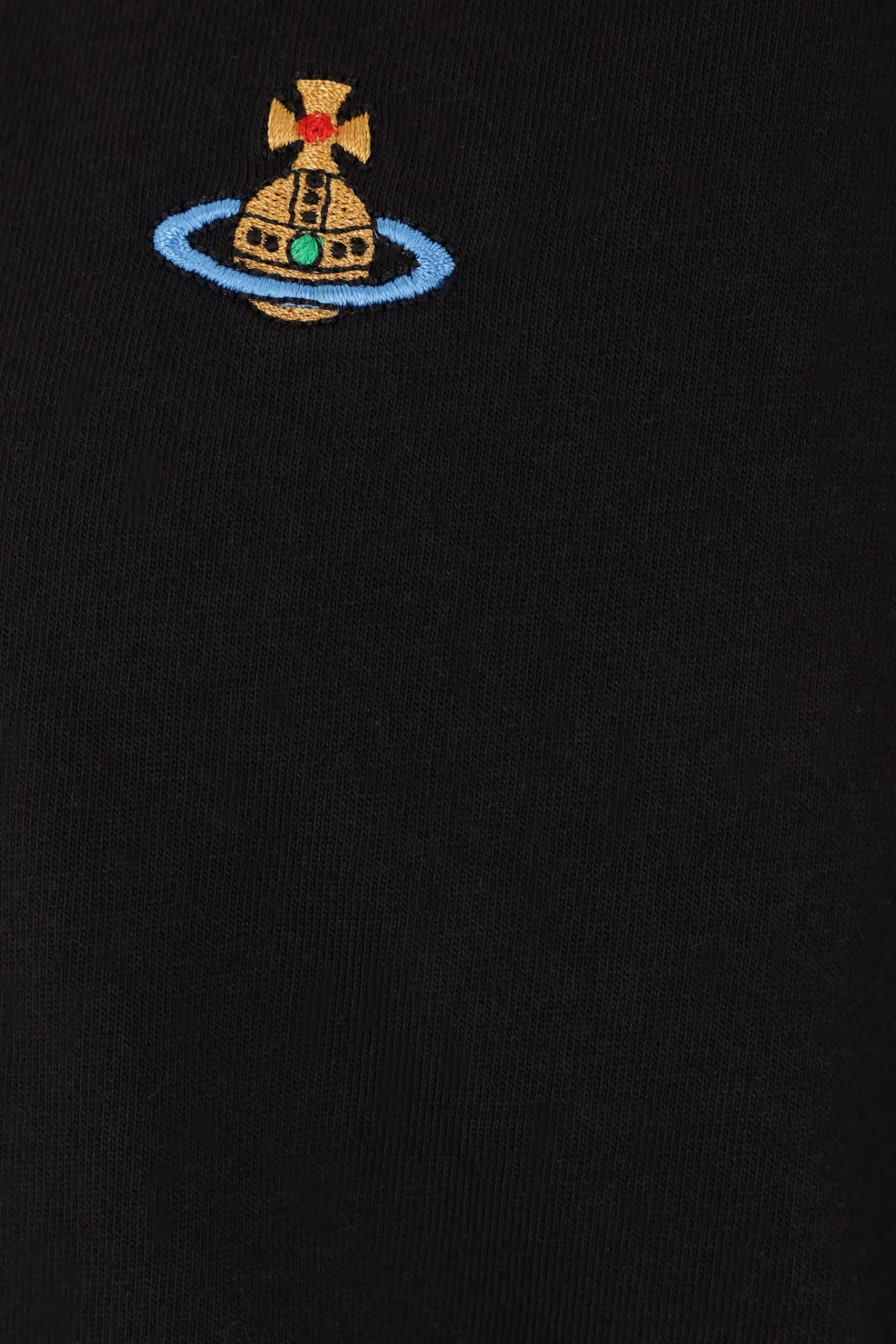 Women VIVIENNE WESTWOOD Orb embroidered organic cotton oversized t-shirt