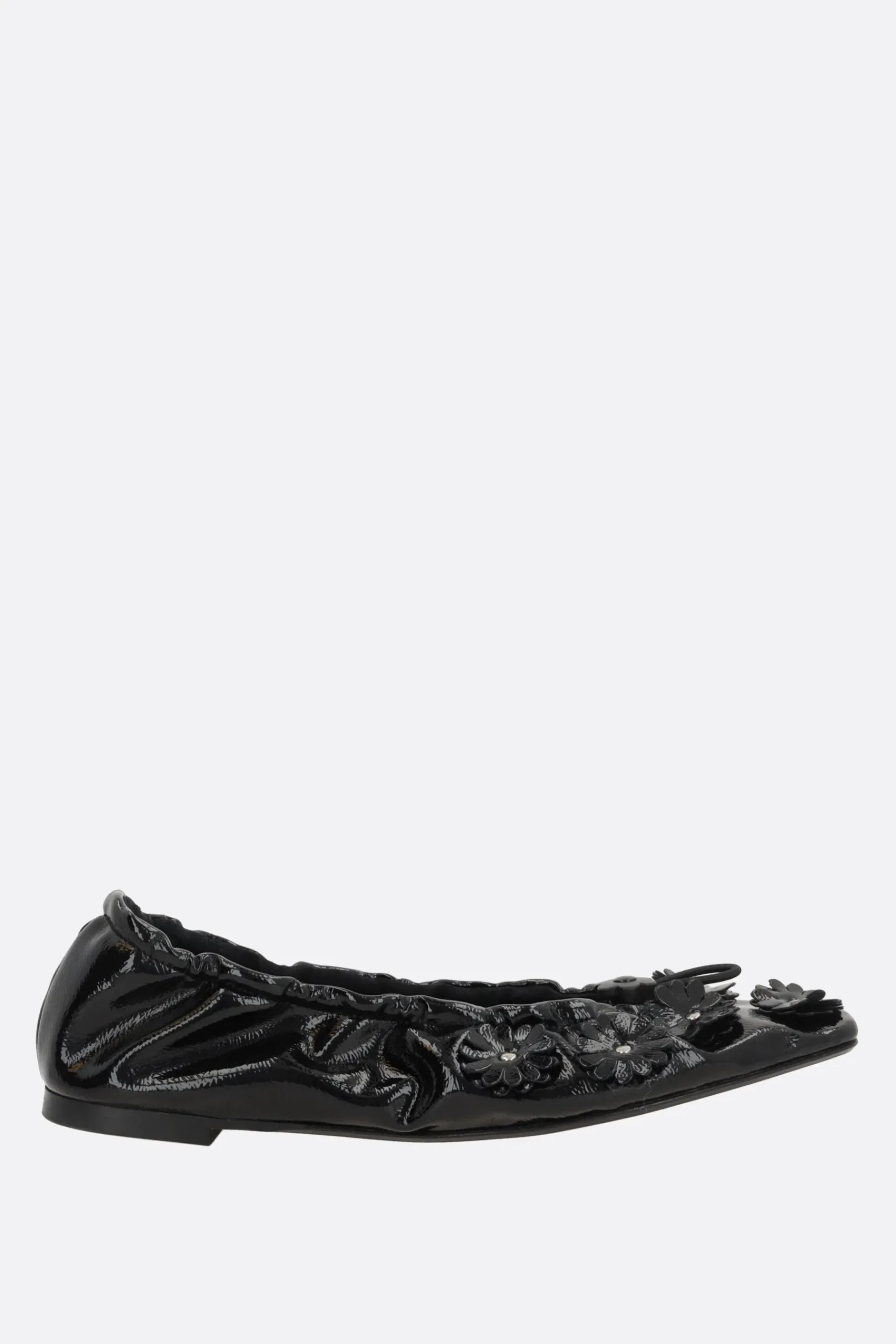 Women CECILIE BAHNSEN Orbella ballerinas in glossy eco-leather