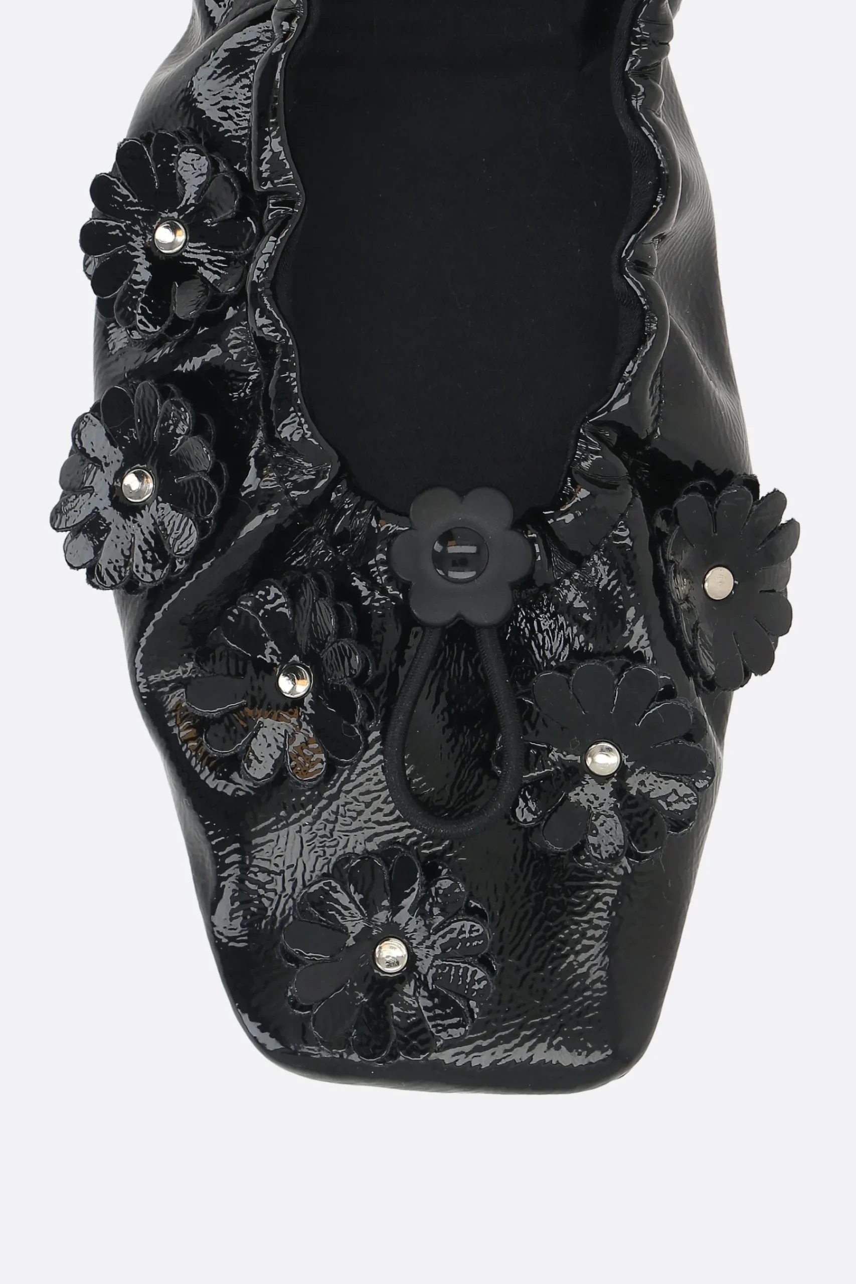Women CECILIE BAHNSEN Orbella ballerinas in glossy eco-leather
