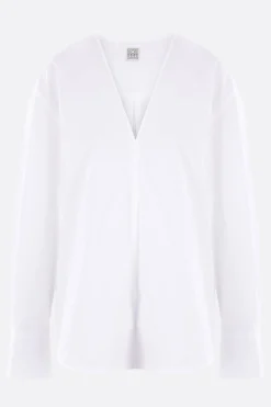 Women TOTEME organic cotton popling blouse