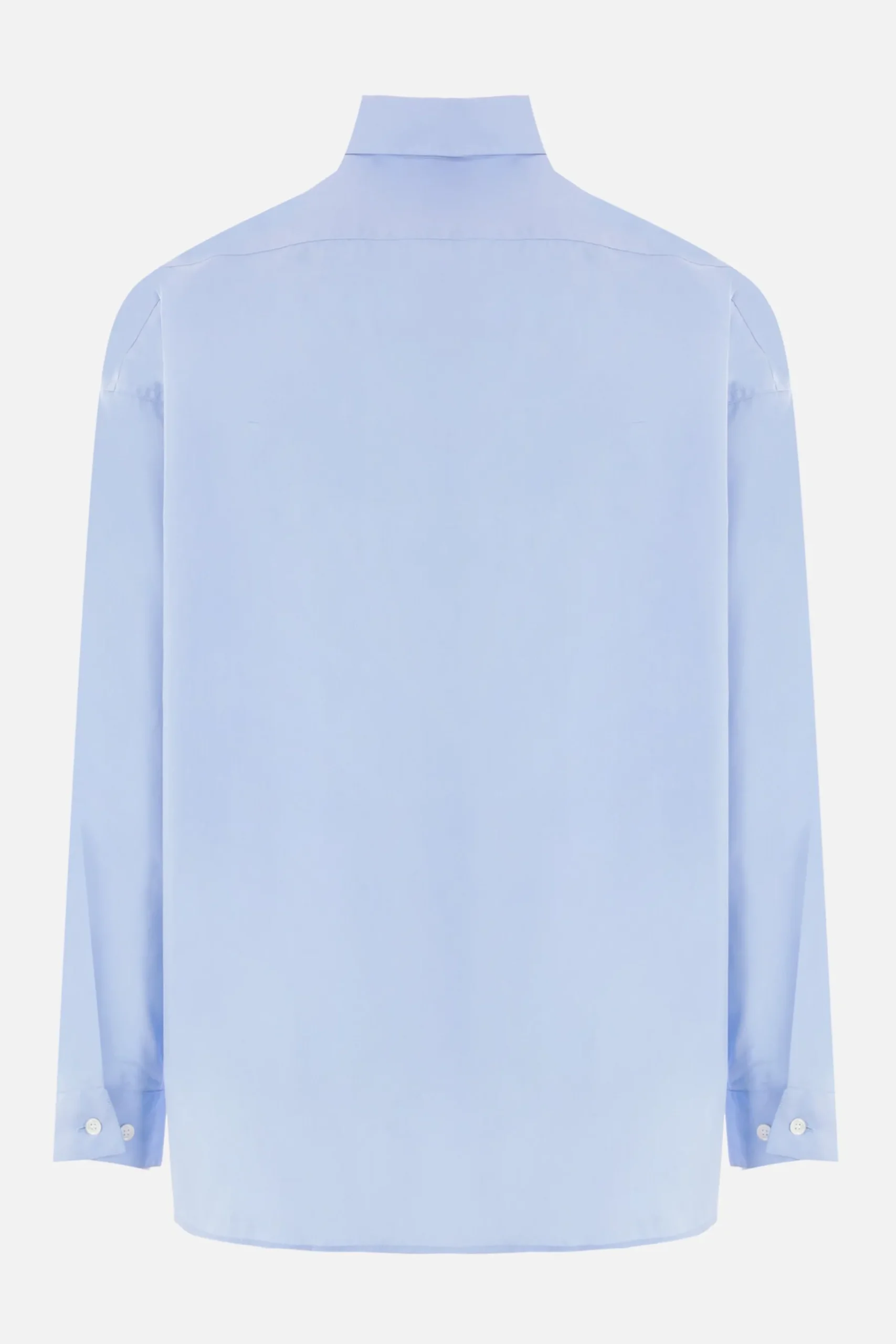 MARNI organic poplin shirt with logo print