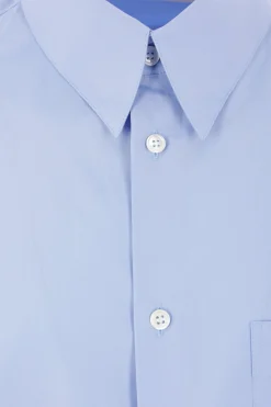 MARNI organic poplin shirt with logo print