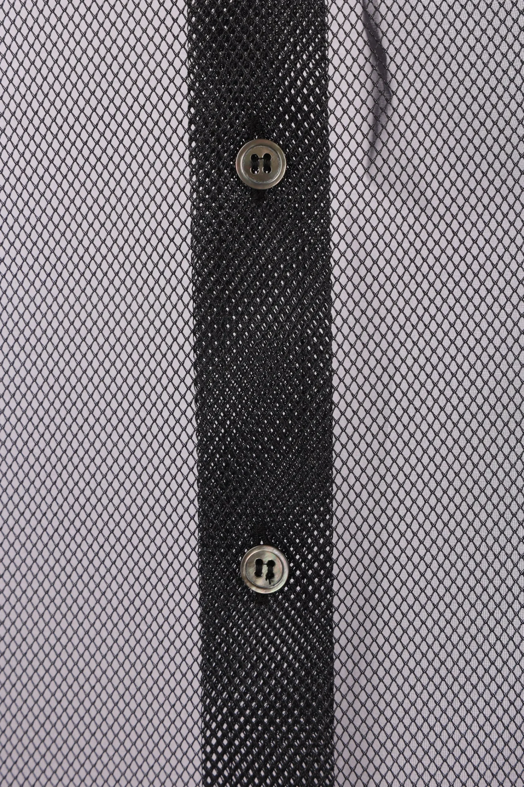 Women COMME DES GARÇONS organza and mesh shirt