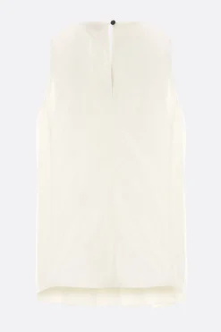 Women MARIA CALDERARA Origami taffetà sleeveless top