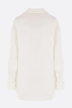 Women PLAN C oversize blouse in cotton and linen blend
