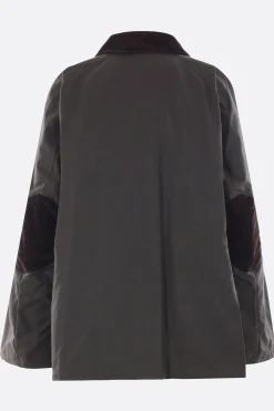Women TOTEME oversize country jacket in waxed cotton