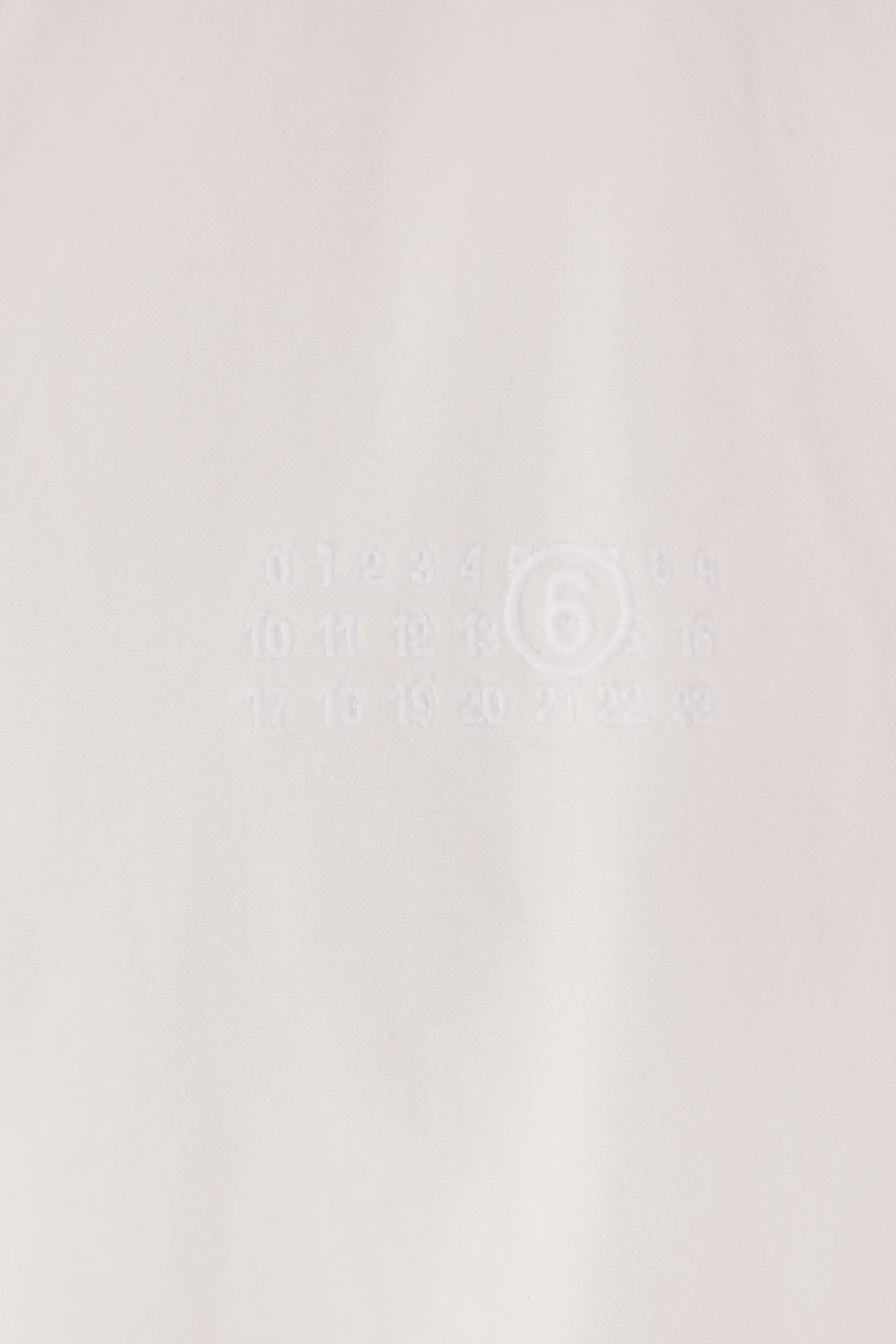 MM6 oversize parka in canvas