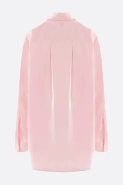 Women LOEWE oversize poplin shirt with curved slits