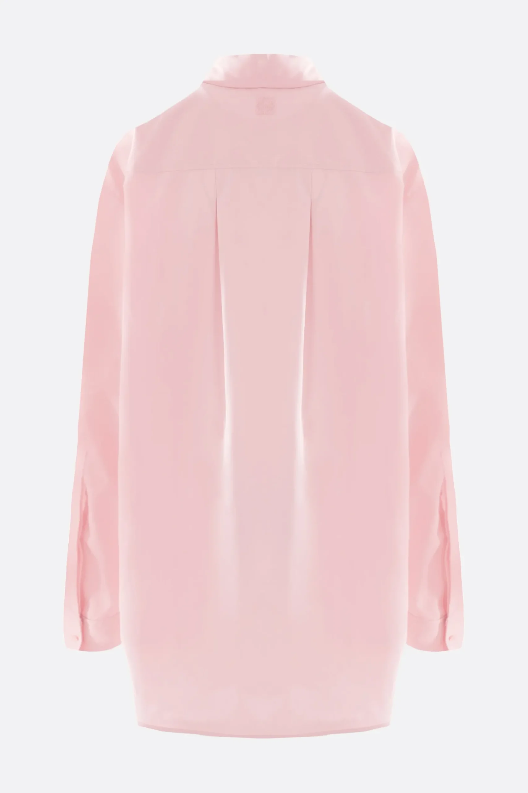 Women LOEWE oversize poplin shirt with curved slits