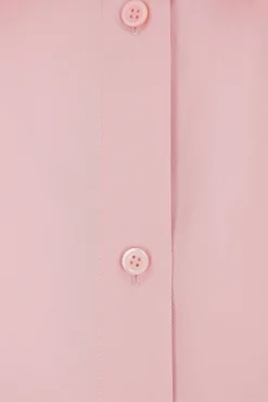 Women LOEWE oversize poplin shirt with curved slits