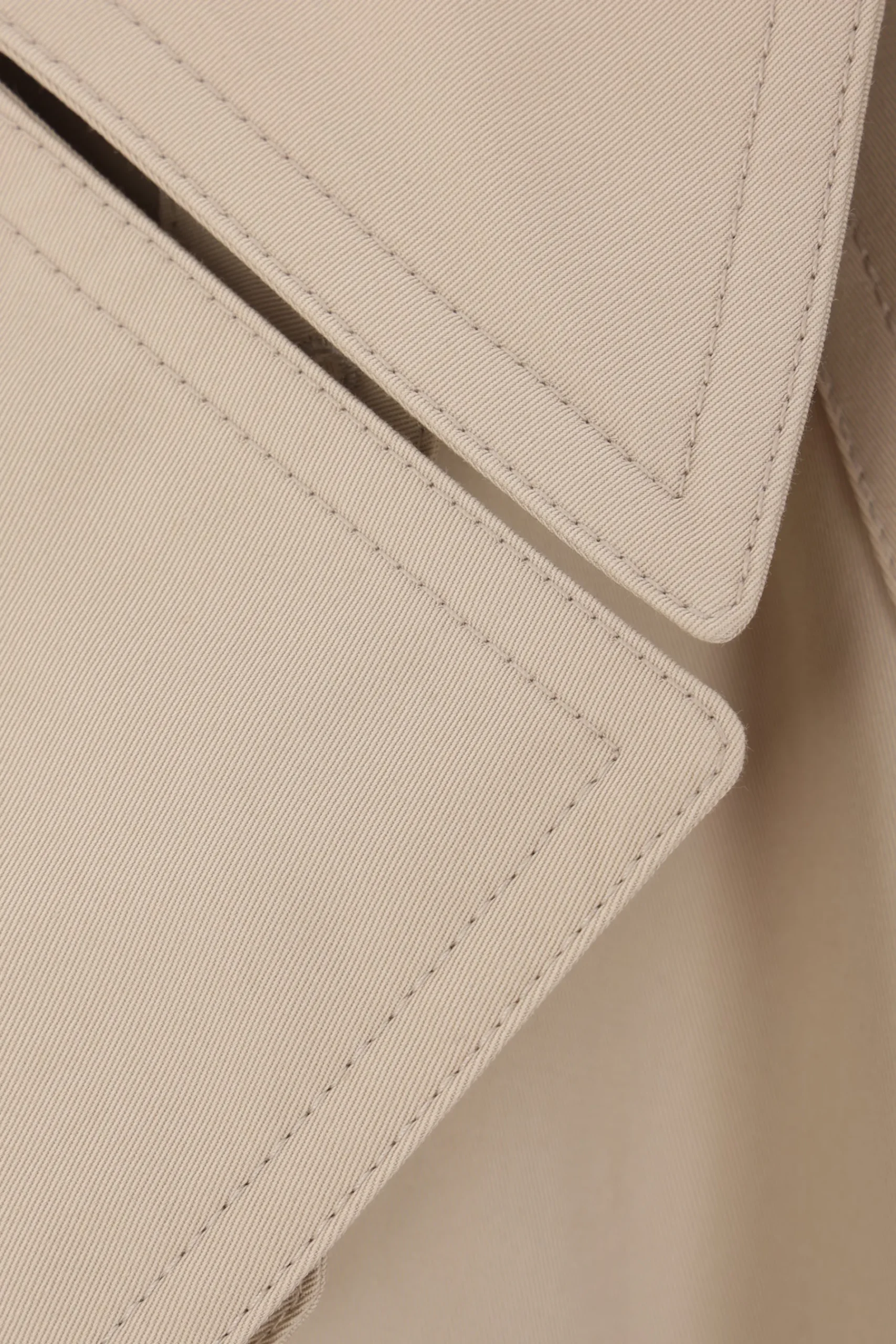 Women BALENCIAGA oversize twill trench coat with belt