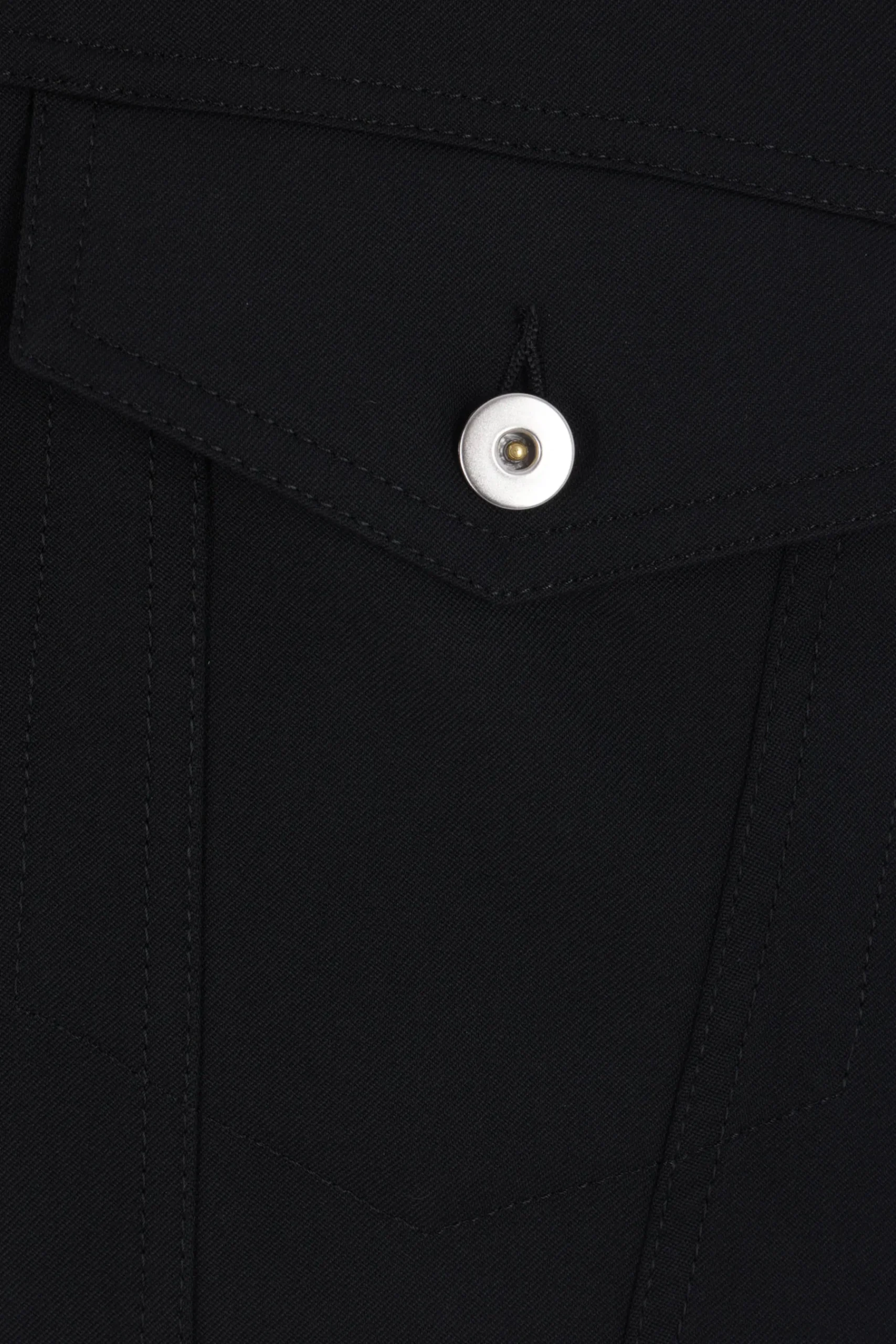 BLACK COMME des GARÇONS oversized asymmetrical jacket in gabardine