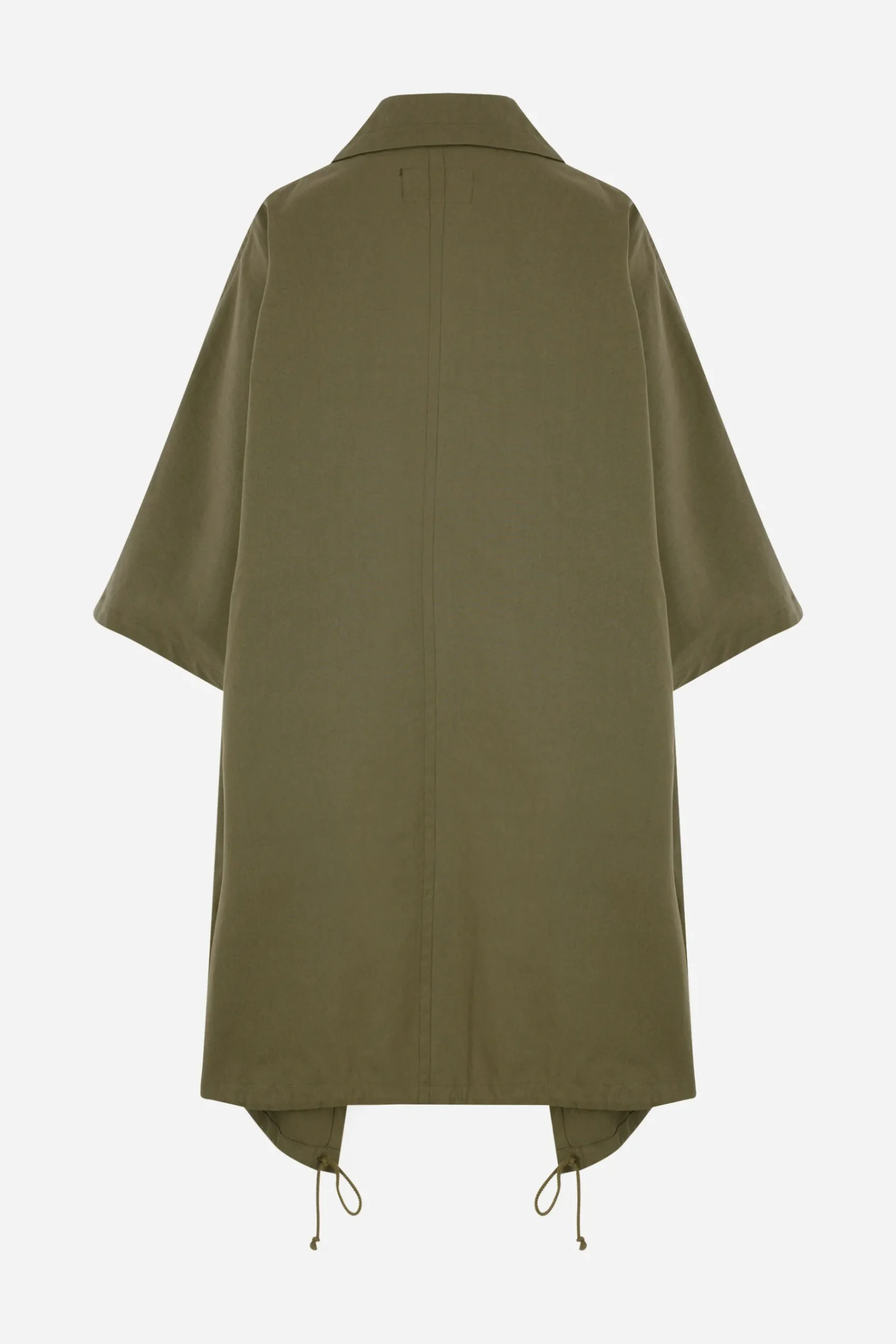 Women YOHJI YAMAMOTO oversized canvas cape