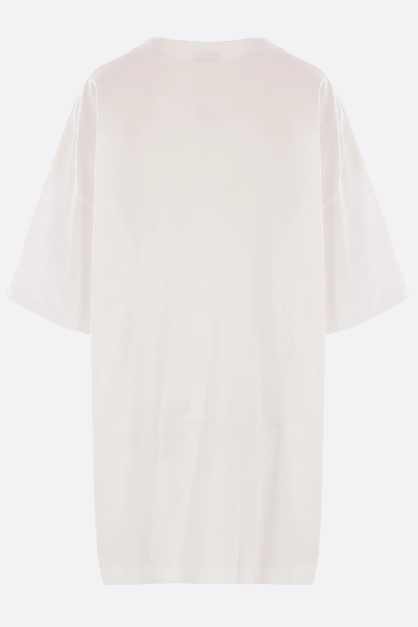 Women VAQUERA oversized cotton t-shirt with layered top