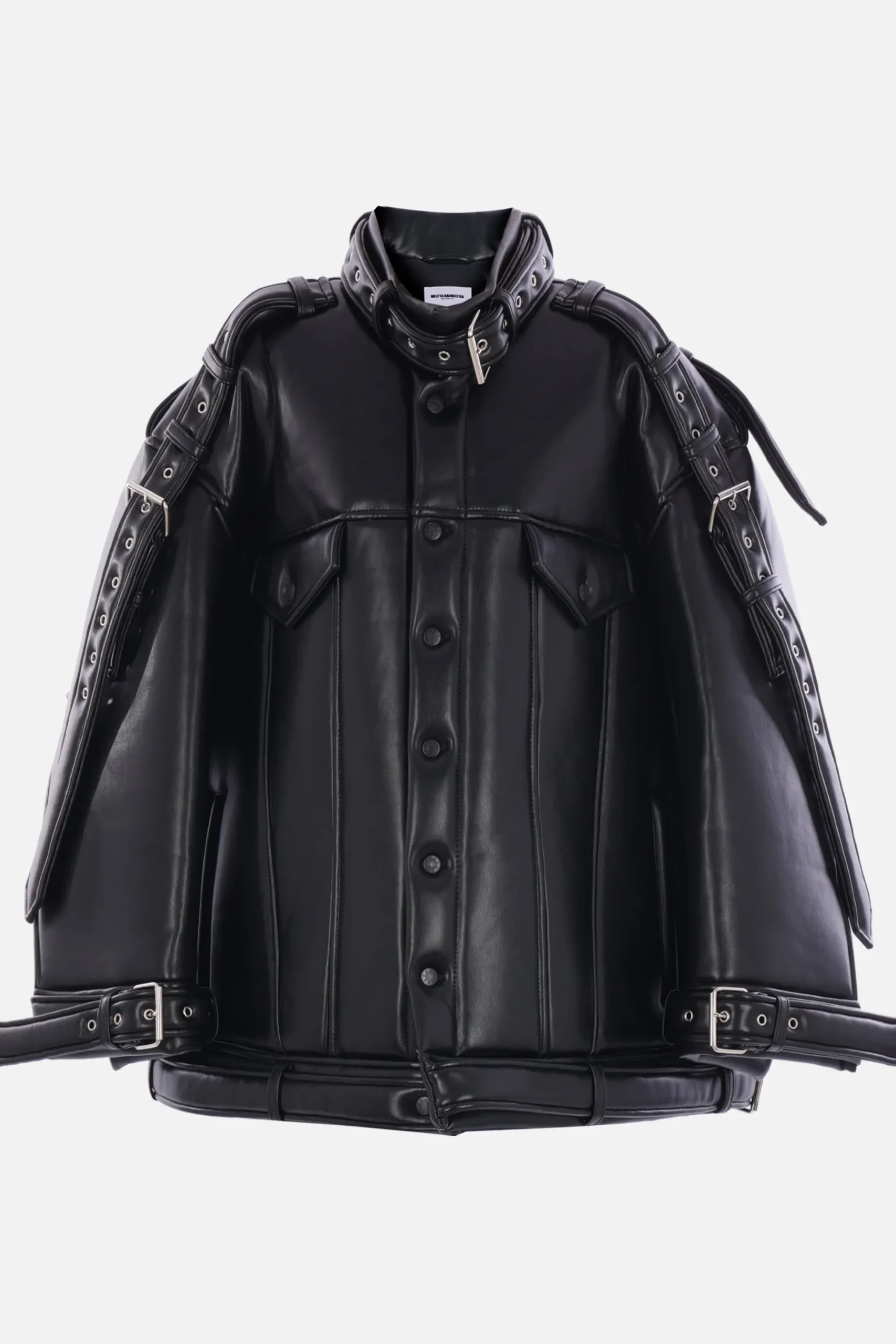 Women MELITTA BAUMEISTER oversized jacket in faux leather