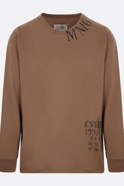 MM6 oversized long-sleeve cotton t-shirt