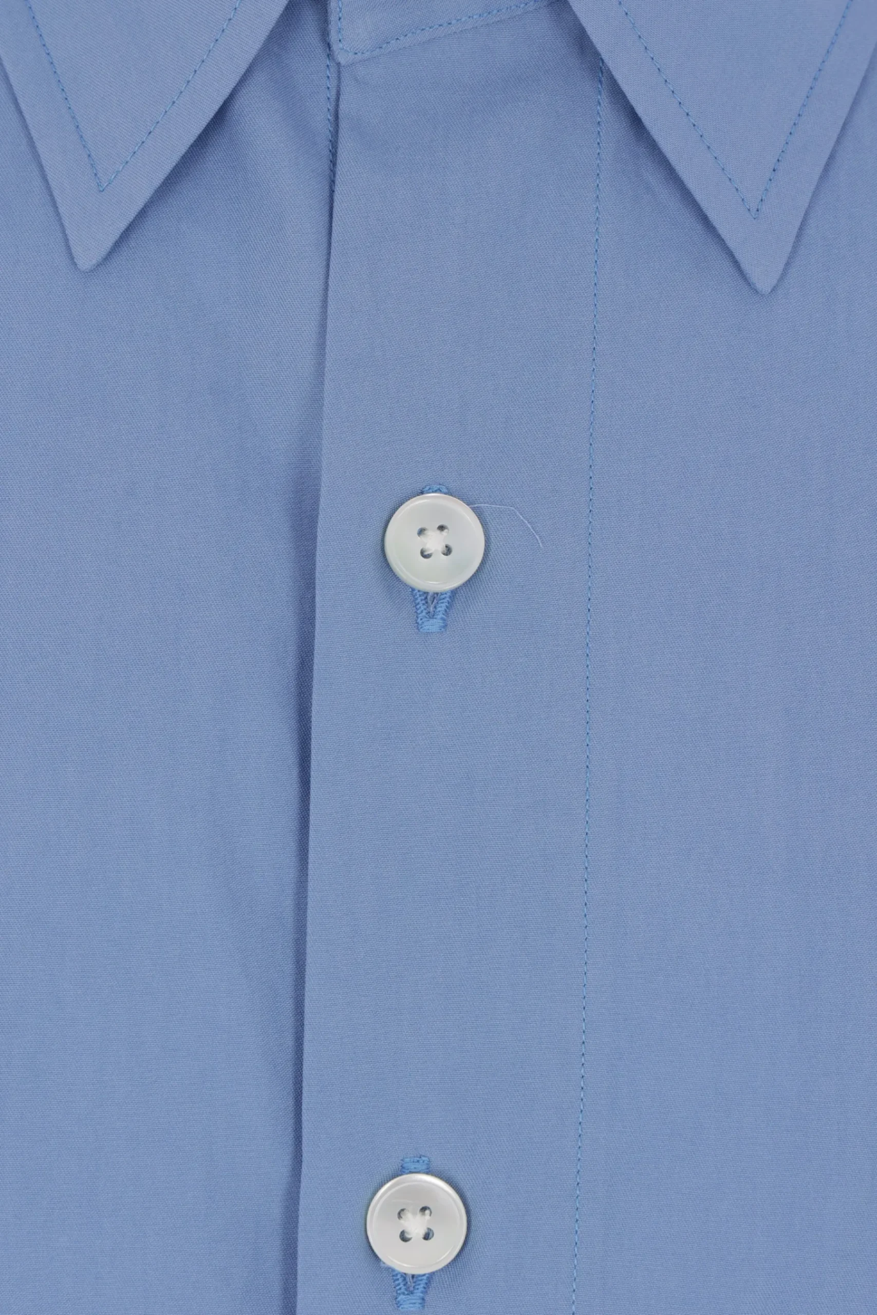 AURALEE oversized short-sleeve shirt in twill