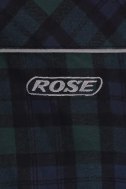 MARTINE ROSE oversized track tartan jacket