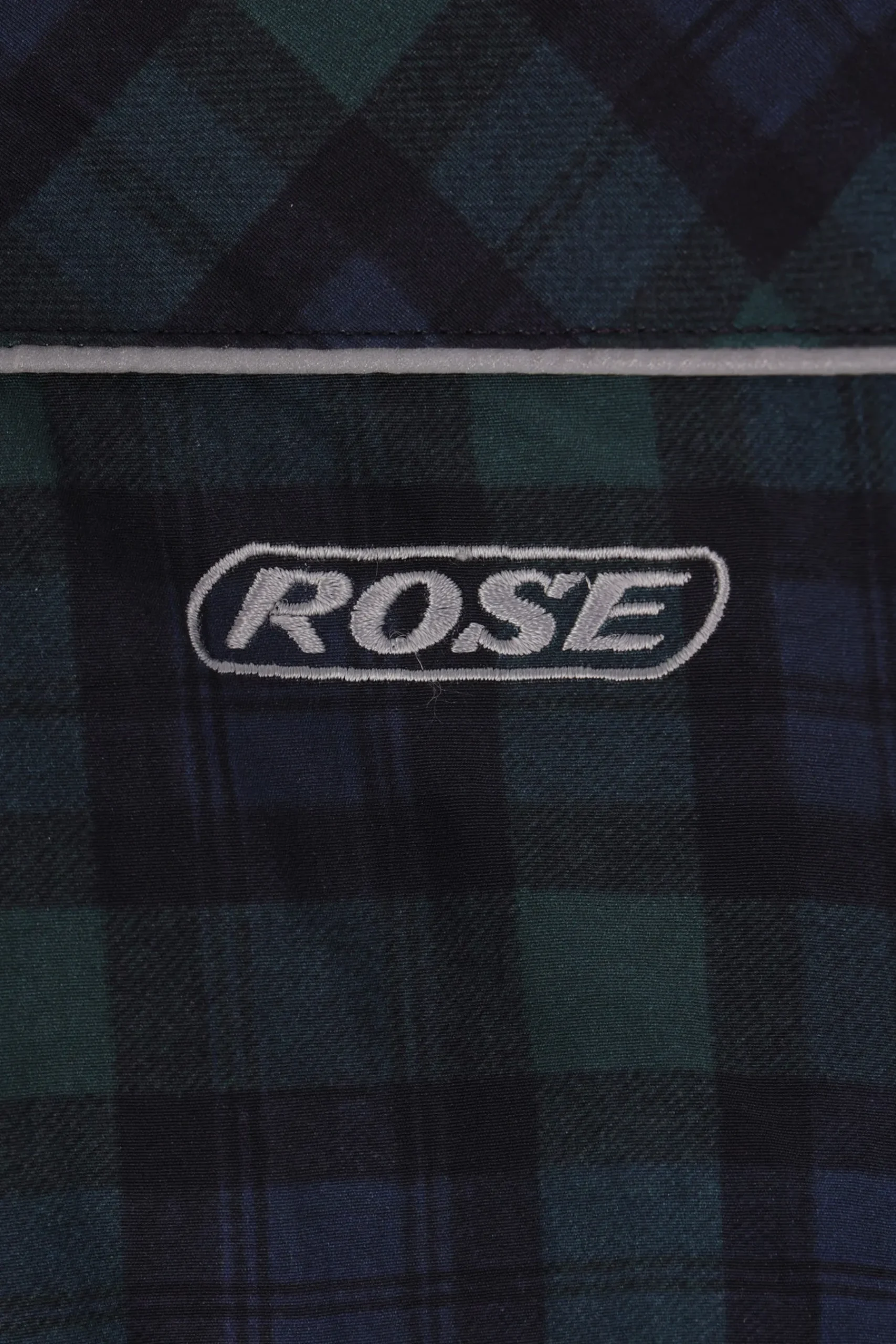 MARTINE ROSE oversized track tartan jacket