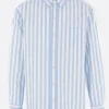 META CAMPANIA COLLECTIVE Pablo shirt in striped poplin