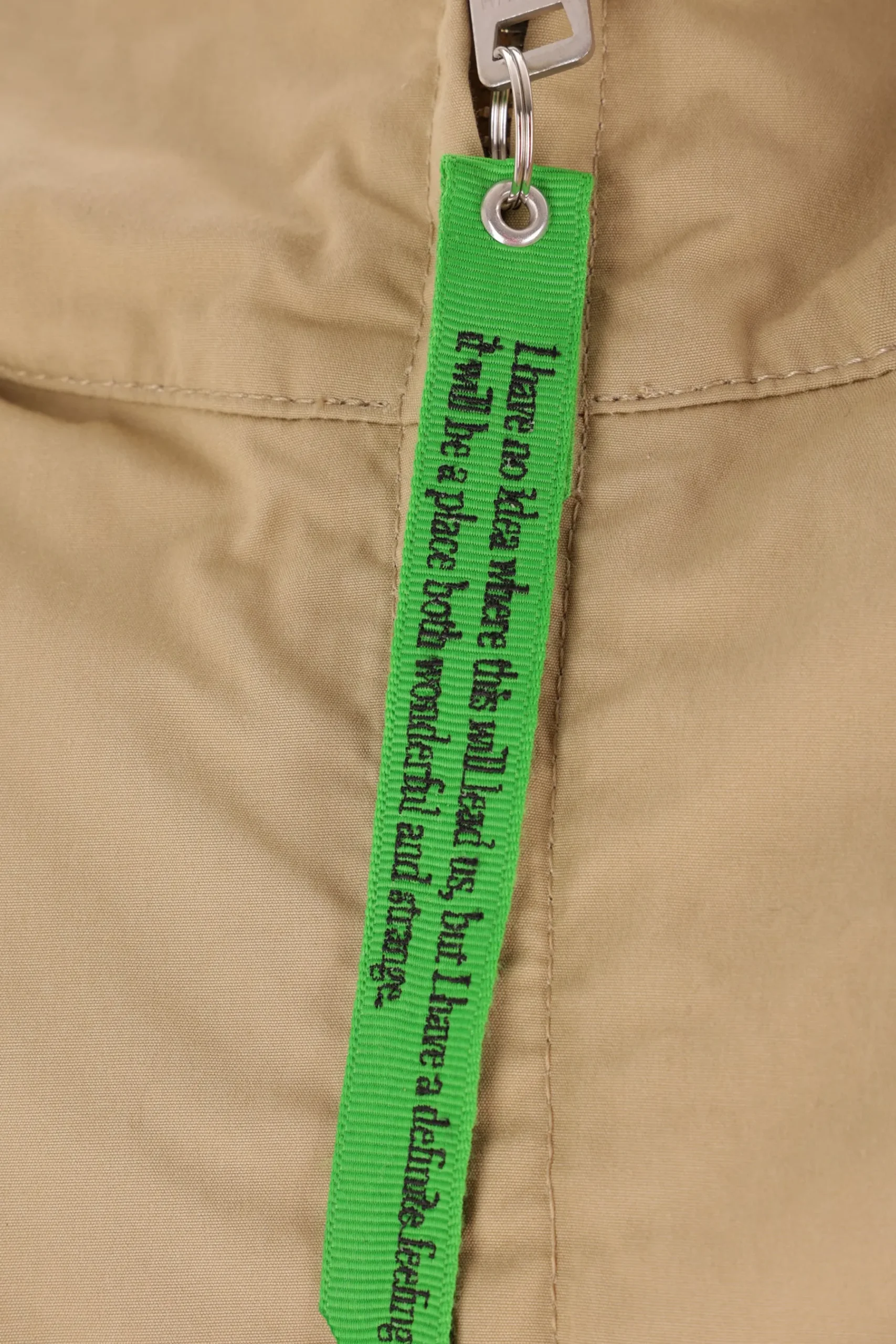 UNDERCOVER padded canvas parka with "Twin Peaks" patches