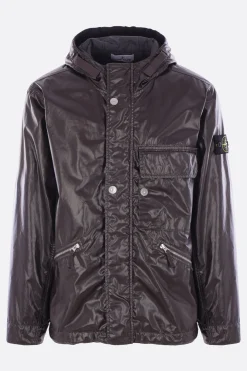 STONE ISLAND padded jacket in Mussola Gommata-TC