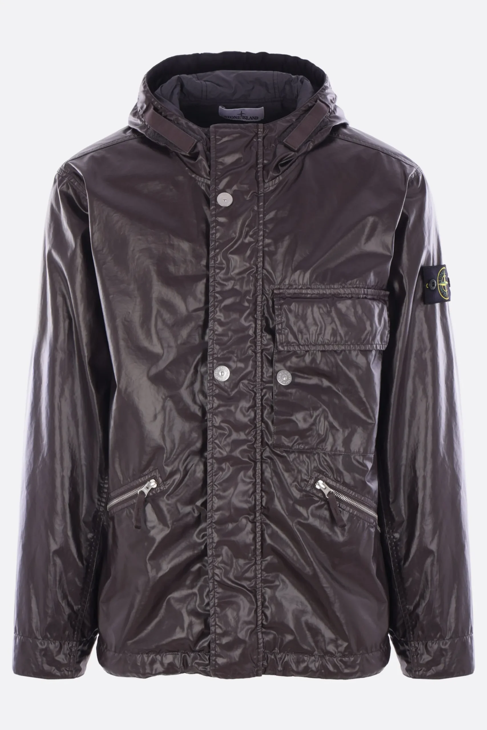 STONE ISLAND padded jacket in Mussola Gommata-TC