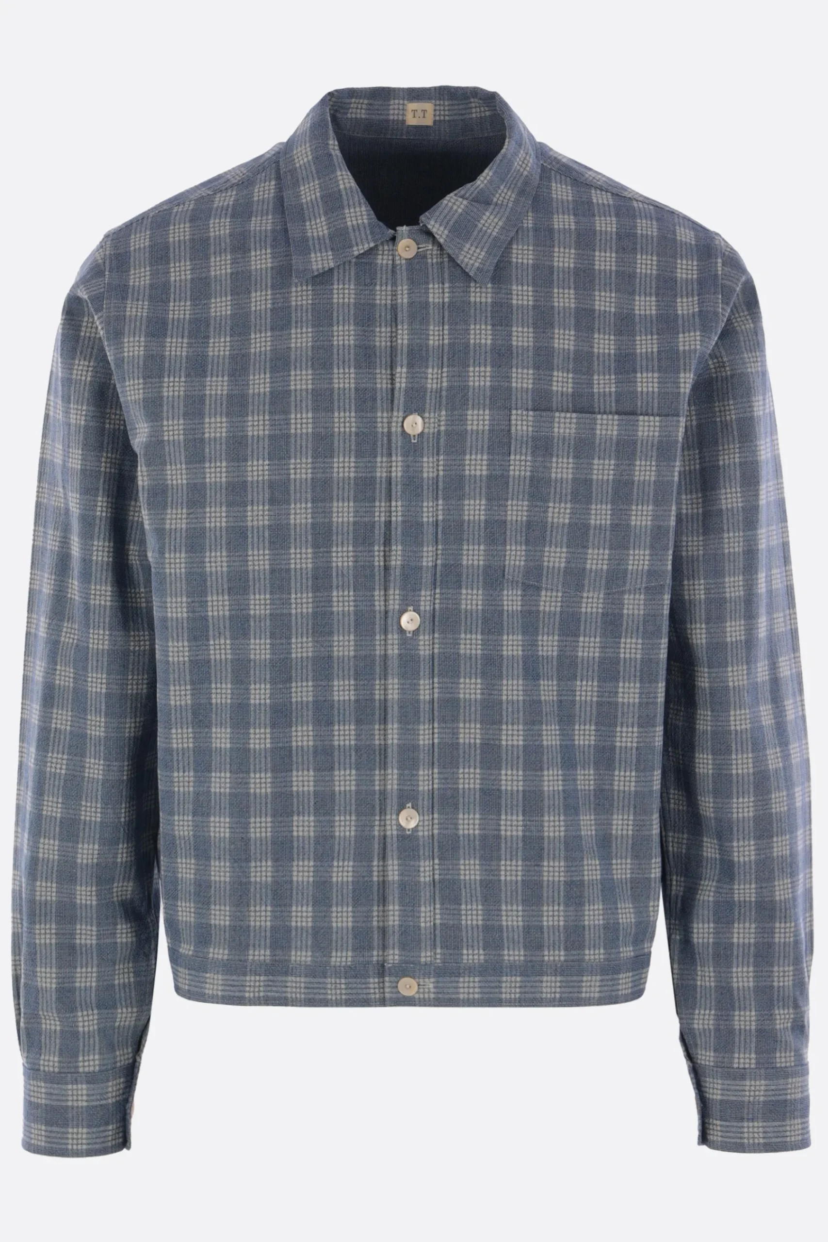 TAIGA TAKAHASHI Palaka overshirt in check cotton