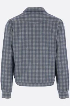 TAIGA TAKAHASHI Palaka overshirt in check cotton