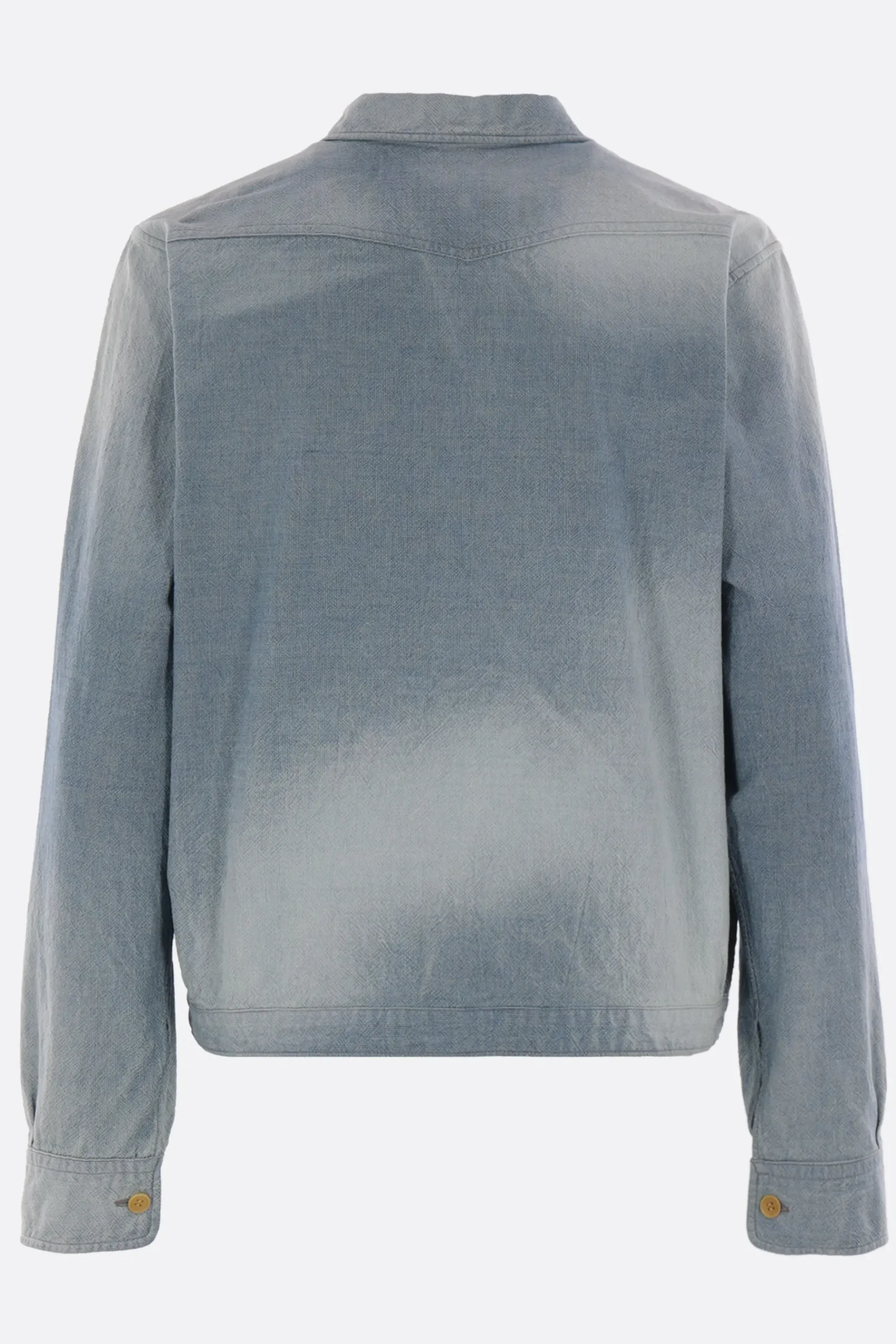 TAIGA TAKAHASHI Palaka overshirt in cotton