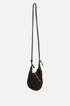 Women MARIANA MENDEZ Palloncino crossbody bag in fabric with elastic bands