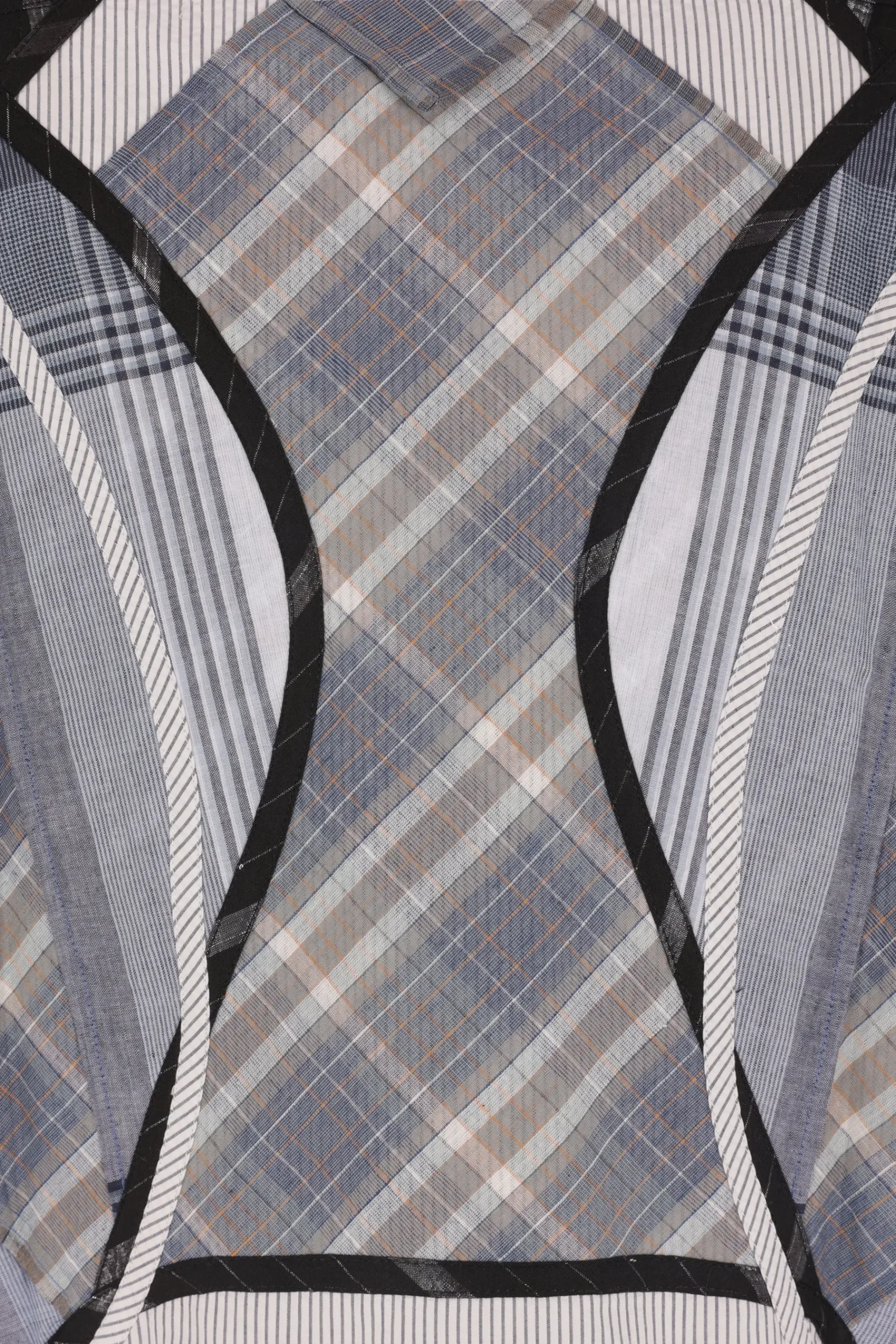 CRAIG GREEN patchwork cotton bowling shirt