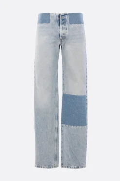 Women MM6 patchwork denim jeans