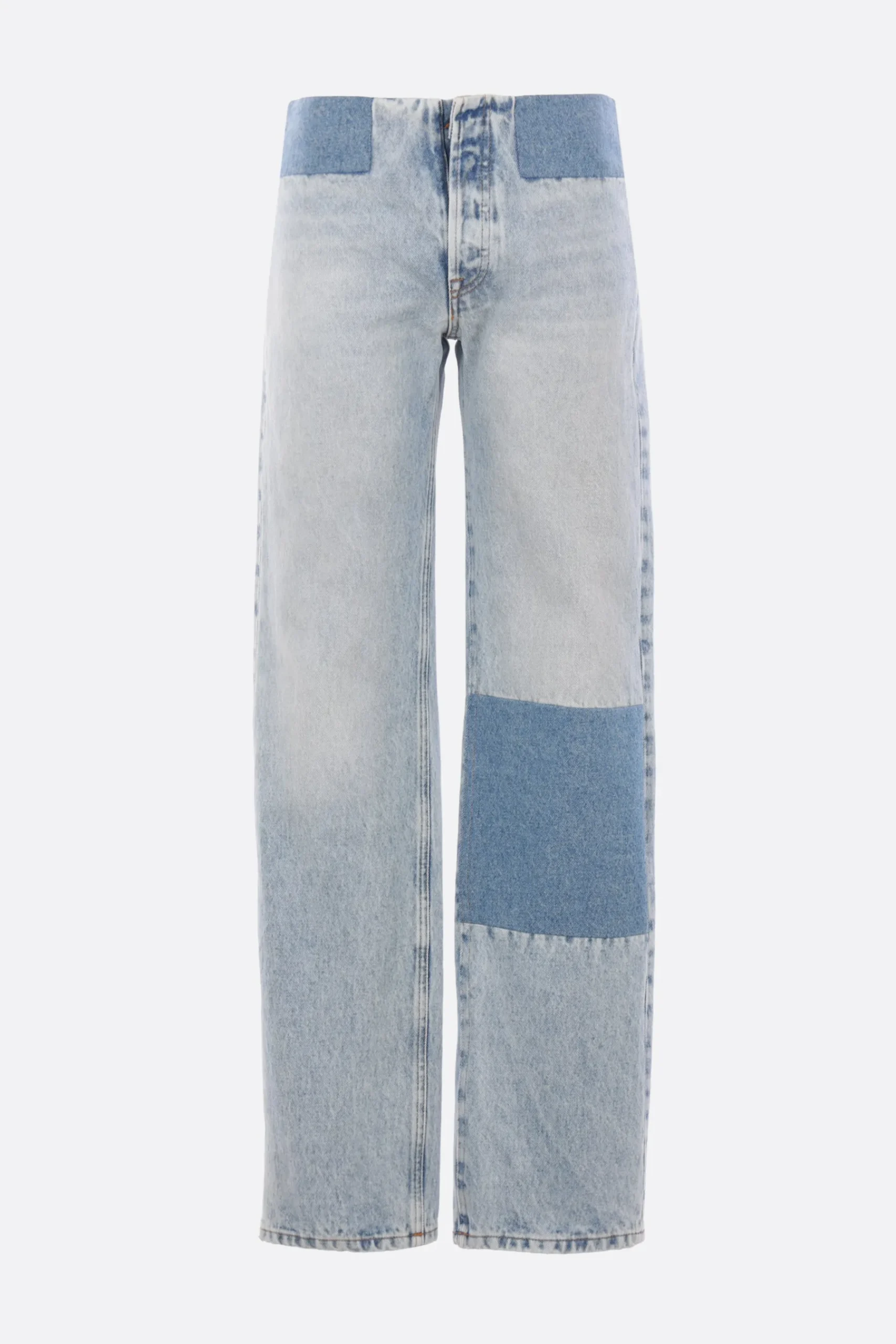 Women MM6 patchwork denim jeans