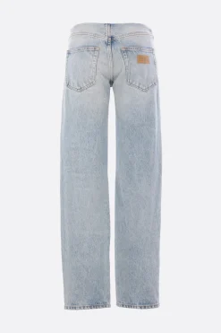 Women MM6 patchwork denim jeans