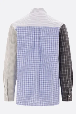 JW ANDERSON patchwork poplin shirt
