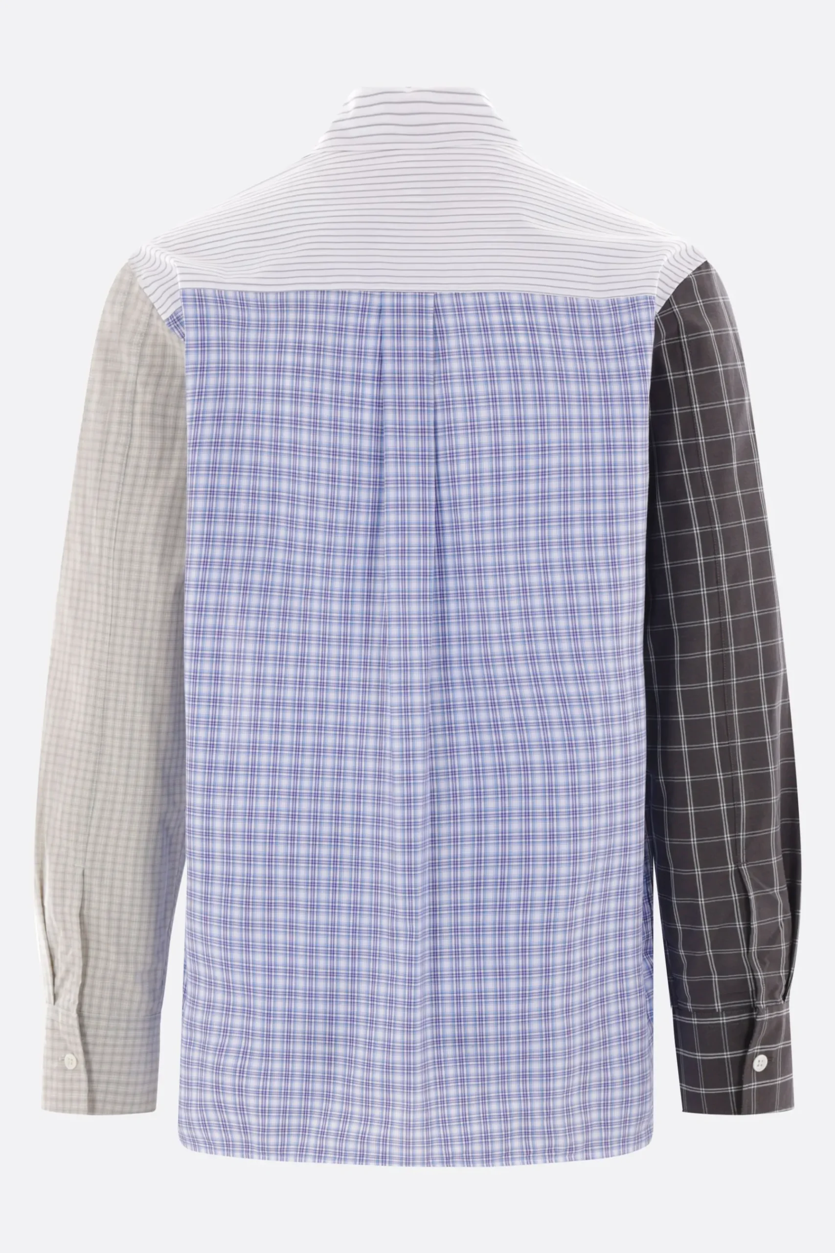 JW ANDERSON patchwork poplin shirt