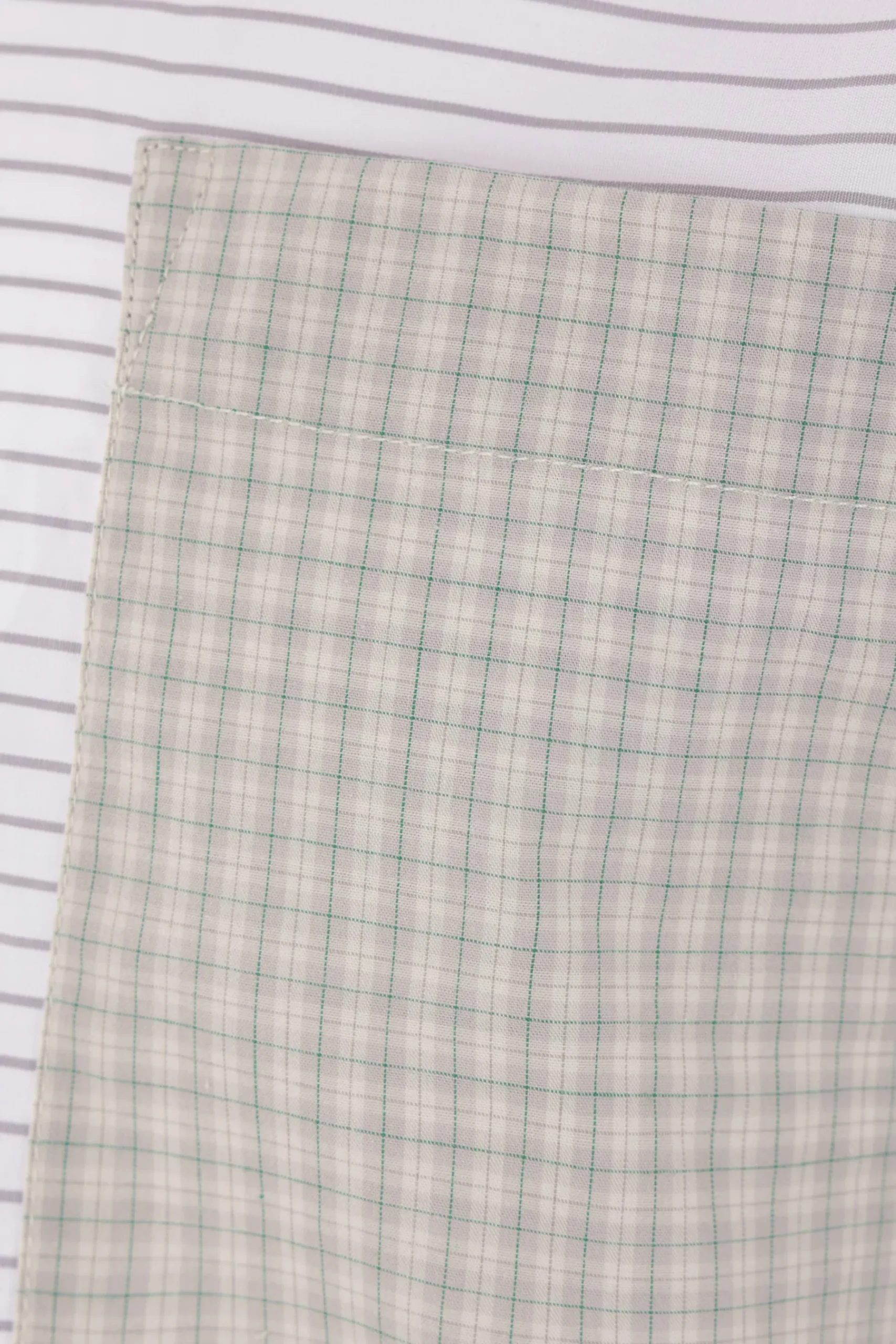 JW ANDERSON patchwork poplin shirt