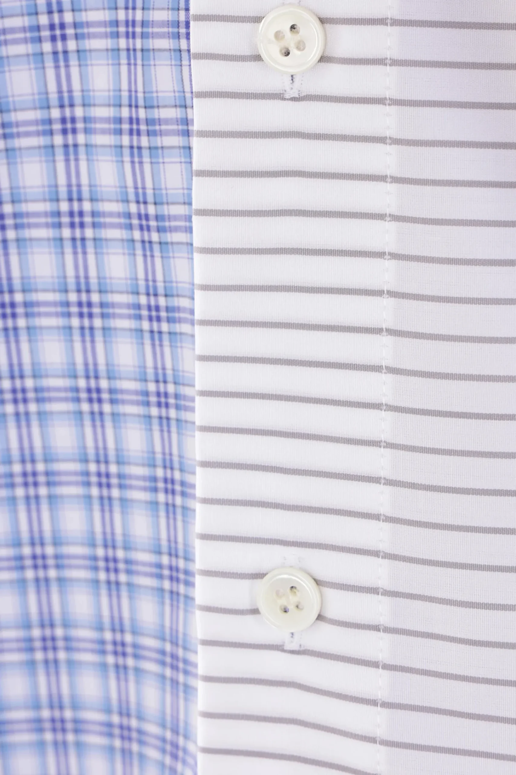 JW ANDERSON patchwork poplin shirt