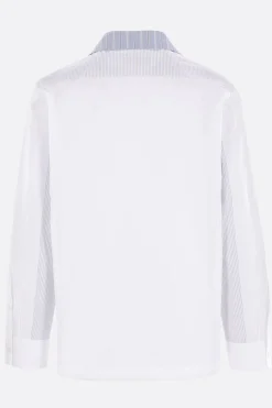 MAISON MARGIELA patchwork shirt in striped cotton