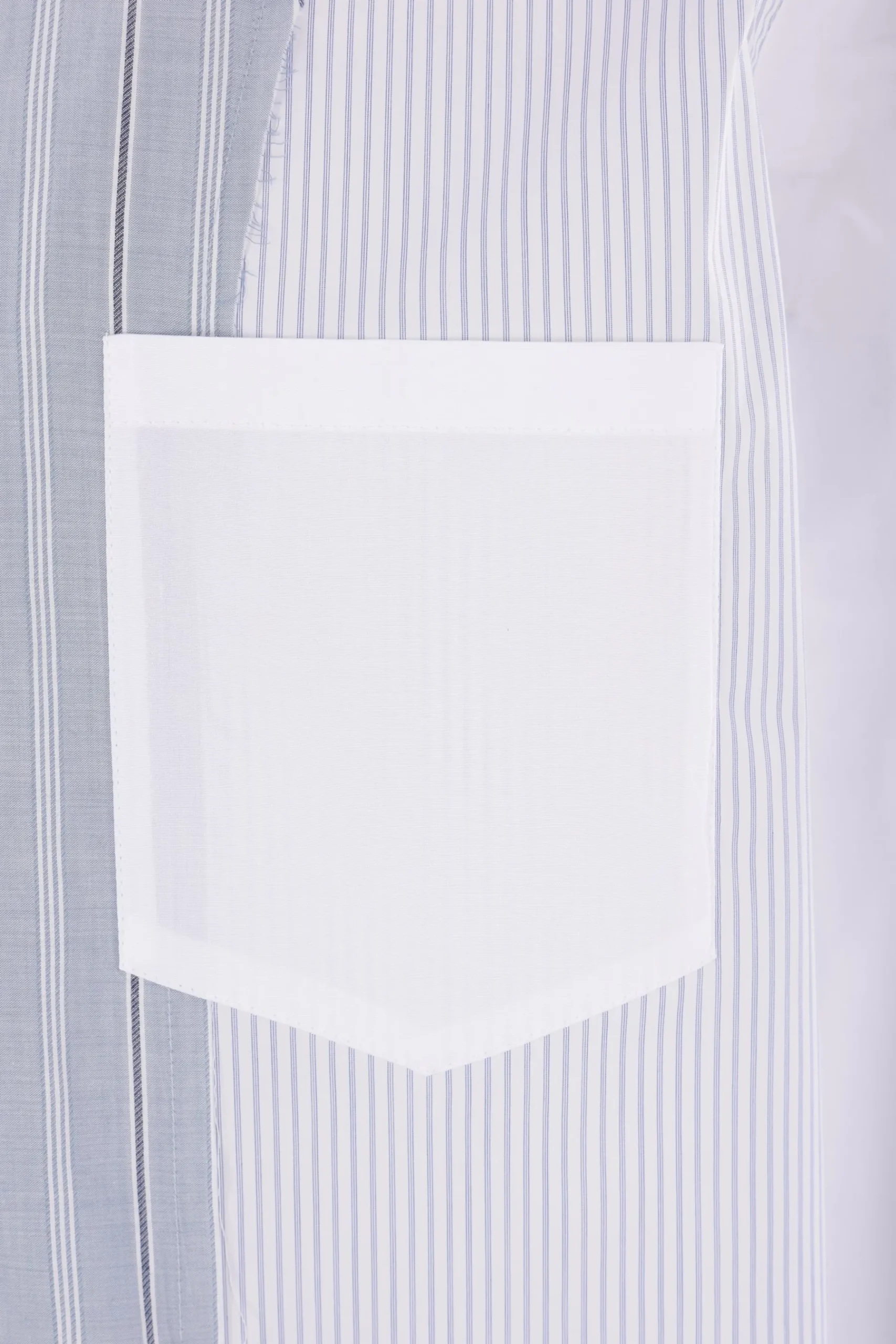 MAISON MARGIELA patchwork shirt in striped cotton