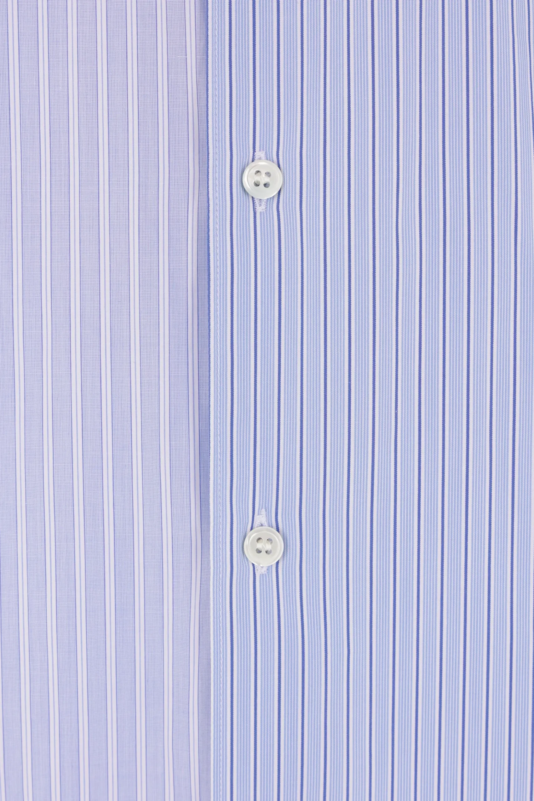 COMME DES GARÇONS SHIRT patchwork striped poplin shirt