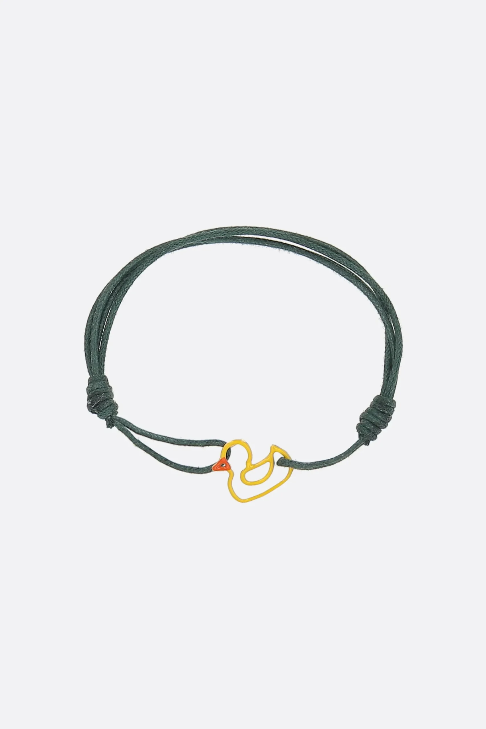 Women ALIITA Patito cord bracelet with enameled pendant