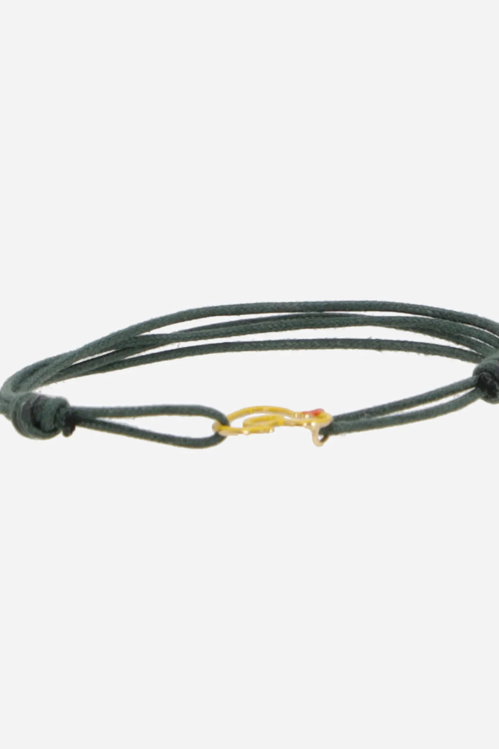 Women ALIITA Patito cord bracelet with enameled pendant