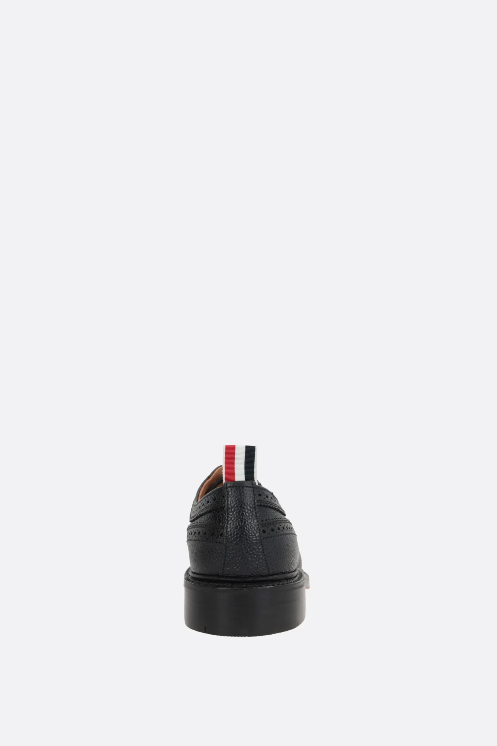 THOM BROWNE pebble grain leather derby shoes