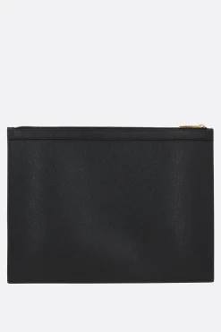 THOM BROWNE Pebble Grain leather medium document holder