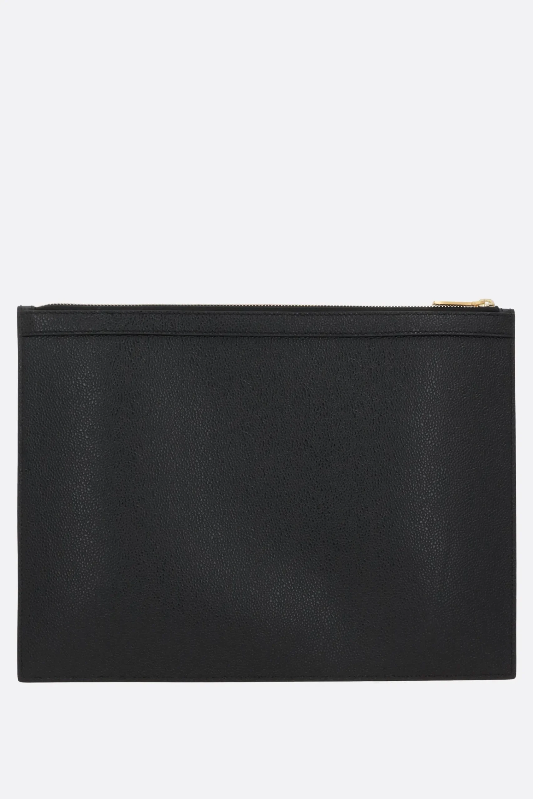 THOM BROWNE Pebble Grain leather medium document holder