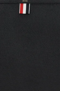 THOM BROWNE Pebble Grain leather medium document holder