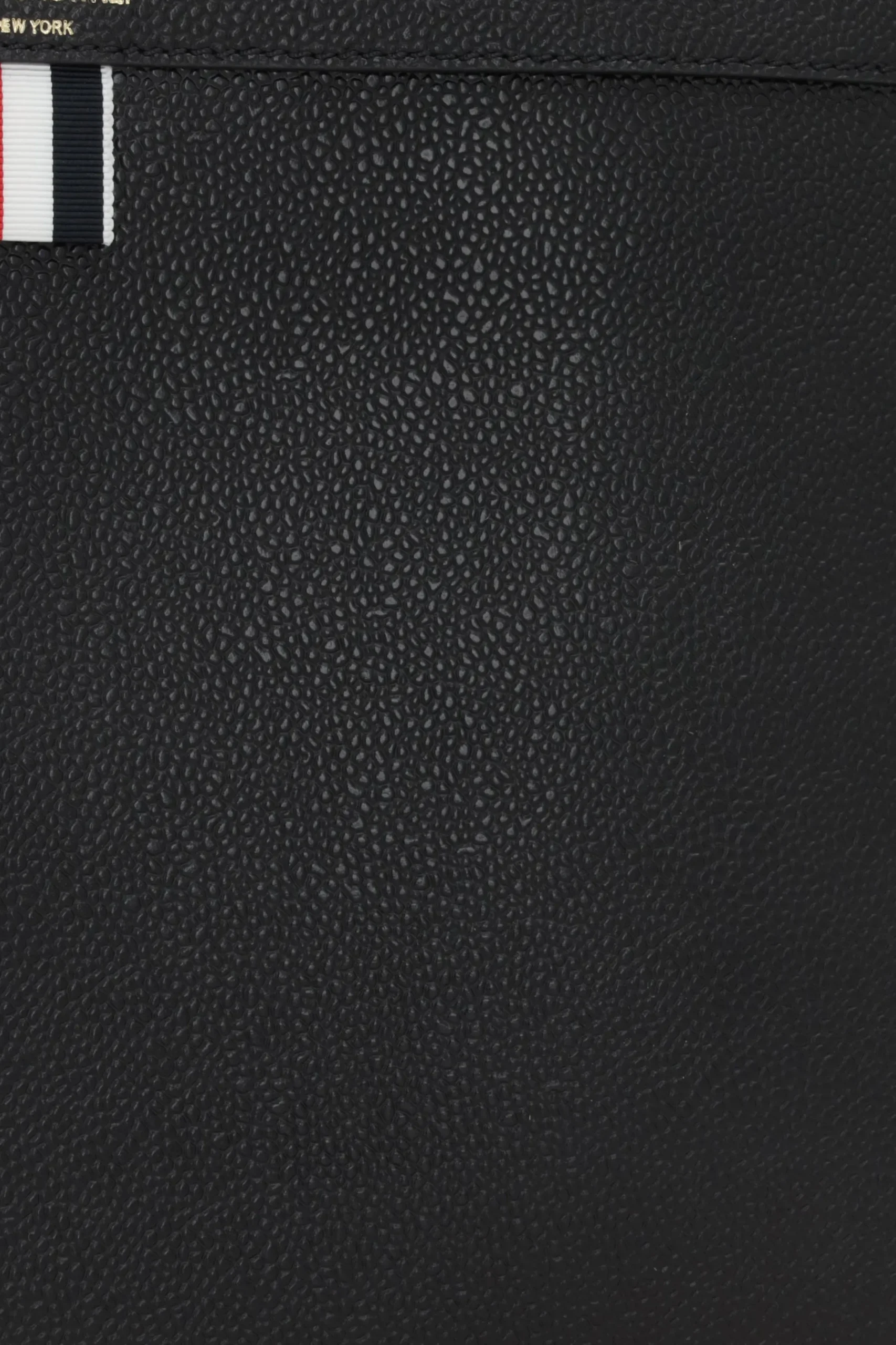 THOM BROWNE Pebble Grain leather small document holder