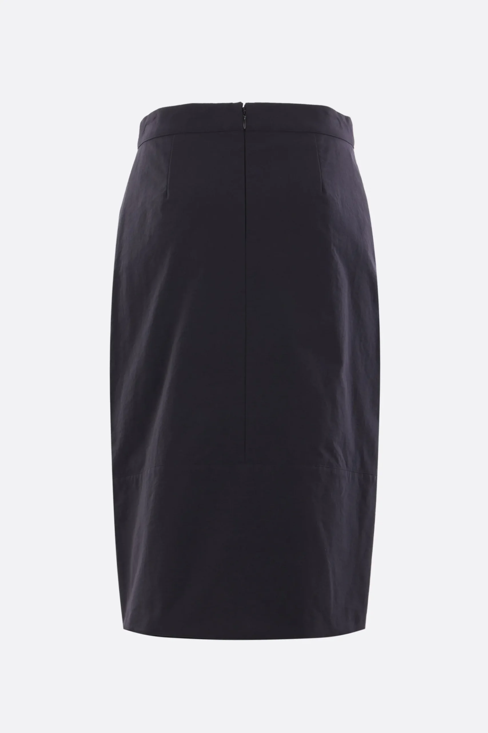 Women PLAN C pencil skirt in technical panama with sequins